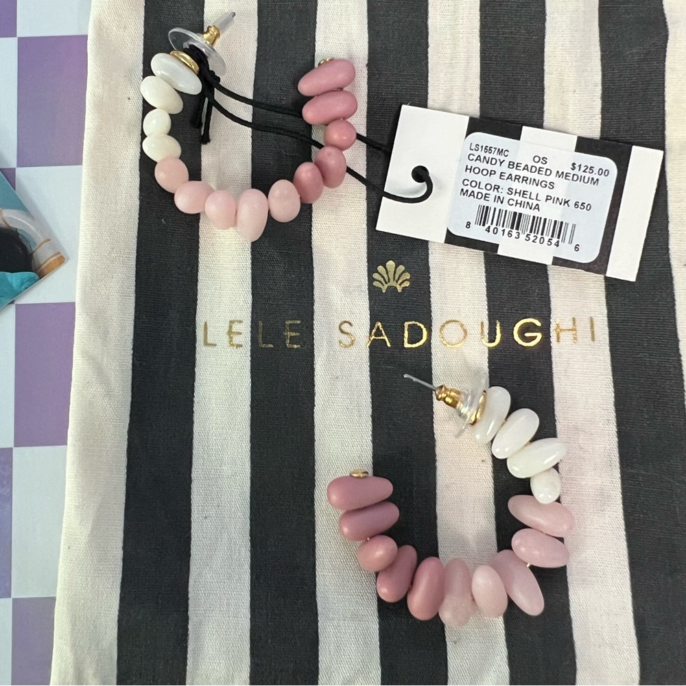 Lele Sadoughi Candy Beaded Earrings